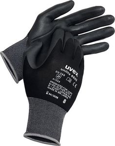 uvex Schutzhandschuh unilite 6605 schwarz Gr. 9