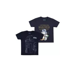 Star Wars - T-Shirt für Jungen (2er-Pack) TV1536 (140) (Marineblau)