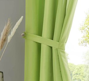 Raffhalter Microsatin 50 x 5 cm Apfelgrün Polyester Pflegeleicht Zubehör, 20400R