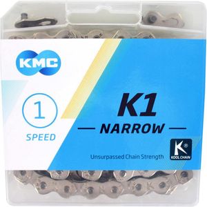 KMC Kette K1 Narrow silber für 1-fach 100-Glieder