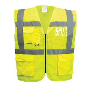 Arbeitskleidung PORTWEST C496 gelb Warnweste XL