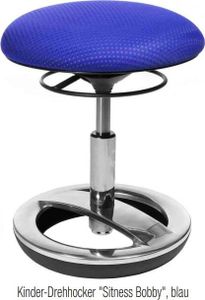 Topstar Kinder-Drehhocker Sitness Bobby, blau