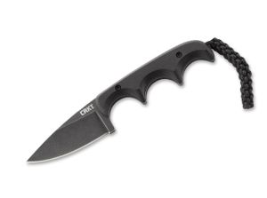 CRKT Minimalist Drop Point, Neck-Knife mit G10 Griff Schwarz