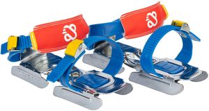 nastaviteľné detské korčule veľkosť 24 - 34 modrá/strieborná/žltá/červená