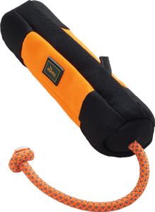 Hunter Trainer Snack Dummy mit Seil 20 cm orange / schwarz