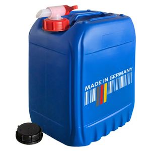 20 L Wasserkanister Kanister Plastikkanister Campingkanister blau Lebensmittelecht BPA-Frei Gefahrgut geeignet  Germany stabil und langlebig
