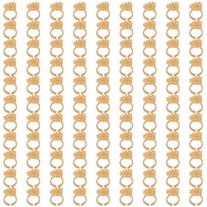 200 Stück Wimpernkleber Halter Kleber Ring Cups Wimpernverlängerung Volumen Wimpern Quick Blossom Cups für Wimpernverlängerung Versorgung(Gold, Herzförmig)