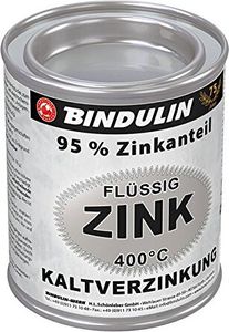 Bindulin Flüssig Zink Silber 95 Prozent Zinkanteil Metalldose 125ml