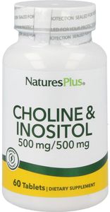 Natures Plus Cholin & Inositol 500/500 mg- 60 Tabletten