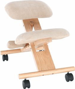 Kondela Ergonomischer Kniestuhl Groko - Creme / Buche