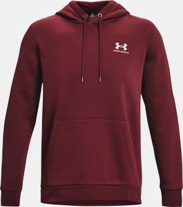 Under Armour Ua Essential Fleece Hoodie 690 Chestnut Red Xl