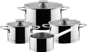 Berndes Edelstahl-Kochtopfset "Millesima" 4-teilig 66105