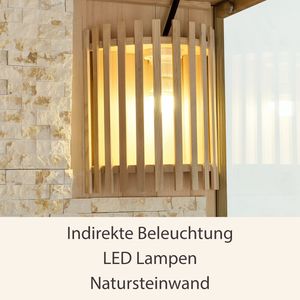 Artsauna Saunakabine Espoo200 Premium Naturstein-Wand – 5 Personen – mit Harvia Ofen, Hemlock Holz, Glasfront, LED Licht, Thermometer & Sanduhr