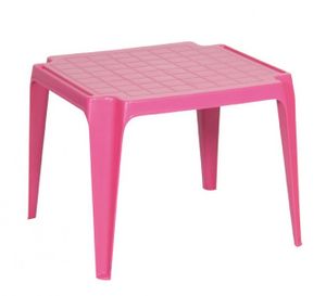 Kindertisch / Gartentisch stapelbar Kunststoff Tavolo Progarden pink