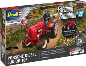 Revell 07823 Traktor Porsche Junior 108, Farming Simulator 22 Edition Modellbau
