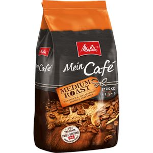 MELITTA Ganze Kaffeebohnen Mein Café Medium Roast 1 kg samtweich vollmundig