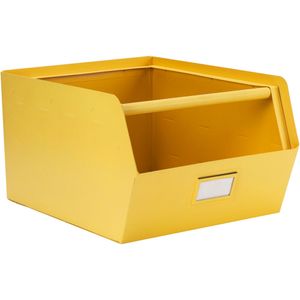 KidsDepot Metall Aufbewahrungskasten Original Gelb