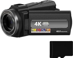 INF Videokamera 4K/48MP/16x zoom/IR nočné videnie/diaľkové ovládanie/32GB karta