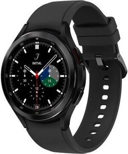 Samsung Galaxy Watch4 Klassische Smartwatch Edelstahl Interaktive Lünette 46mm Speicher 16GB Schwarz