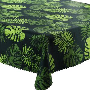 Wasserdichte Polyester Gartentischdecke Monstera-Blatt 130x200 cm
