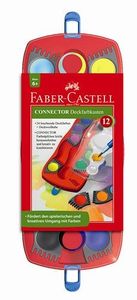 FABER-CASTELL CONNECTOR nieprzezroczyste pudełko 12 kolorów