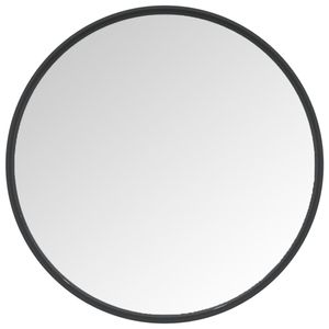vidaXL Nástenné zrkadlo čierne 40 cm