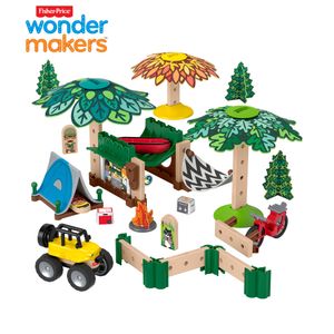 Fisher-Price Wunder Werker Campingplatz, Baukasten, Konstruktions-Spielzeug