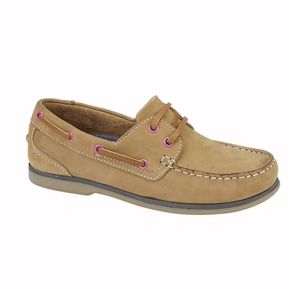 Rdek - Damen Bootsschuhe, Leder DF2188 (35,5 EU) (Honig)