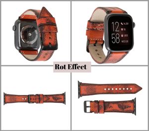 Samsung Watch Armbänder aus echtem Leder Hochwertige  vielseitige Accessoires 20mm Watch Band Rot Effect