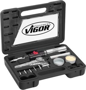 VIGOR Gas Lötkolben Satz V5512 12 teilig