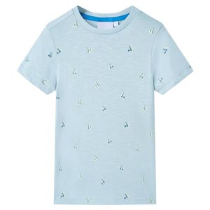vidaXL Dětské tričko světle modré 116