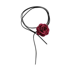 Blumen-Choker-Halskette, Kragen-Halsketten, Blumen-Choker, elegante Sommer-Halskette für Halloween Farbe  3