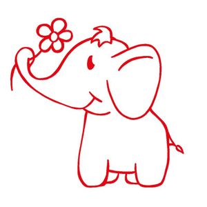 TimeTEX Siebdruck-Stempel "Perpetuum" rund "Elefant"