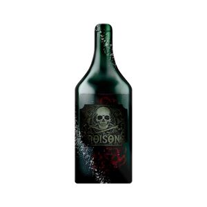 Grindstore Glas-Schneidebrett in Flaschenform mit Aufschrift Poison GR1433 (Einheitsgröße) (Grün)