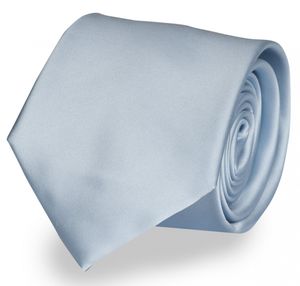 Fabio Farini Blaue Krawatten in 8cm Breite, Breite:8cm, Farbe:French Silver