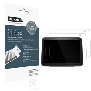 2x Schutzfolie für Amazon Echo Show 8 2nd Gen - Anti-Shock 9H Folie dipos Glass