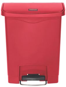 Rubbermaid Tret Abfalleimer Slim Jim 30 Liter rot