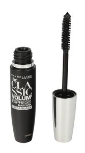 Maybelline Classic Volum' Express Mascara Extra Black Wimperntusche für verlängerte und geschwungene Wimpern 10 ml