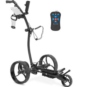 Elektrický golfový vozík Uniprodo - skládací - dálkové ovládání - 20 kg - hliník