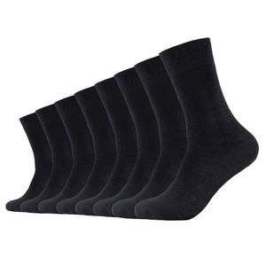 s.Oliver Socken Essentials Basic 8er Pack black 43-46