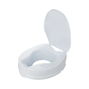 flexilife Toilettensitzerhöhung mit Deckel - wahlweise 10 o. 15 cm, Größe:10 cm