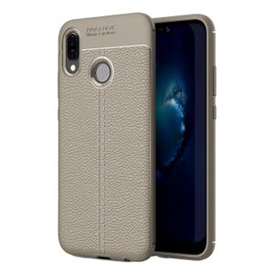 Hülle für Huawei P20 Lite 5.8 Zoll TPU Cover Robuste Schutzhülle Dünn aus weichem flexiblem Material Slim Grau