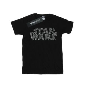 Star Wars - "Paisley Logo" T-Shirt für Damen BI51467 (L) (Schwarz)