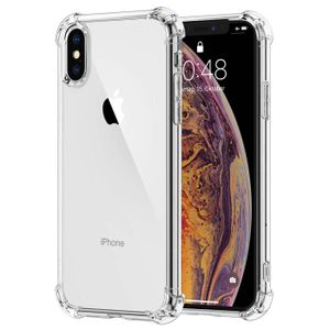 Hülle für Apple iPhone X XS Schutzhülle Anti Shock Handy Case Transparent Cover