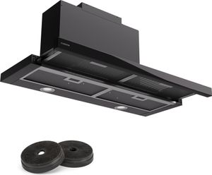 Klarstein digestor, 90 cm, prietok 640 m³/h, LED diódy, dotykové ovládanie