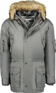Geographical Norway warme Herren Jacke Winterjacke Model: G-Saure, Farbe: Grau, Größe: XL