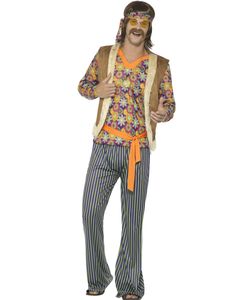 60er Jahre Hippie-Sänger Herrenkostüm