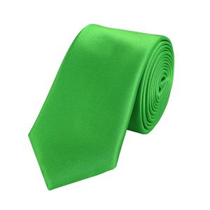 Fabio Farini - Krawatte - Grüne Herren Schlips - Krawatten mit Farbton Grün in 6cm Schmal (6cm), Apfelgrün