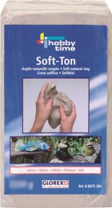 Soft-Ton weiss 1000g lufthärtend / brennbar 1040°C