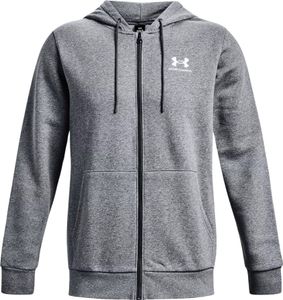 Under Armour Ua Essential Fleece Fz Hood Pitch Gray Medium Heather Pitch Gray Medium Heather L